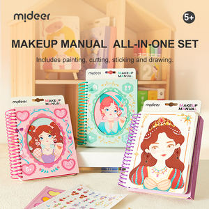 หนังสือแต่งหน้าเจ้าหญิงทำมือสำหรับเด็ก Mideer ชุดทำเองสำหรับเด็กหญิงอายุ 6 ปี คู่มือแต่งหน้า - โอ้ เย้ายวนใจของฉัน หนังสืองานฝีมือ - Product Image 2