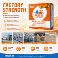 Vente en gros de savon en poudre à lessive de haute qualité 120g poudre de détergent pour tissu antibactérien de l'usine Guangdong utilisation de vêtements à haute mousse