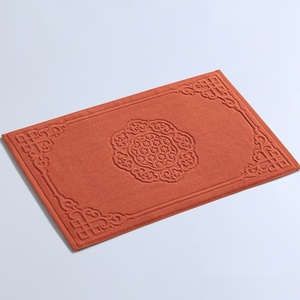 LOGO personnalisé hôtel luxe très absorbant antidérapant 100% coton salle de bain serviette de pied Jacquard <span class=keywords><strong>tapis</strong></span> de bain <span class=keywords><strong>tapis</strong></span> de salle de bain <span class=keywords><strong>tapis</strong></span> de bain - Product Image 5