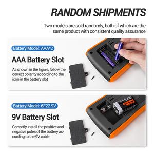 Multimètre numérique DT9205A testeur de <span class=keywords><strong>Transistor</strong></span> AC/DC testeur électrique multimètre analogique professionnel à gamme automatique - Product Image 6