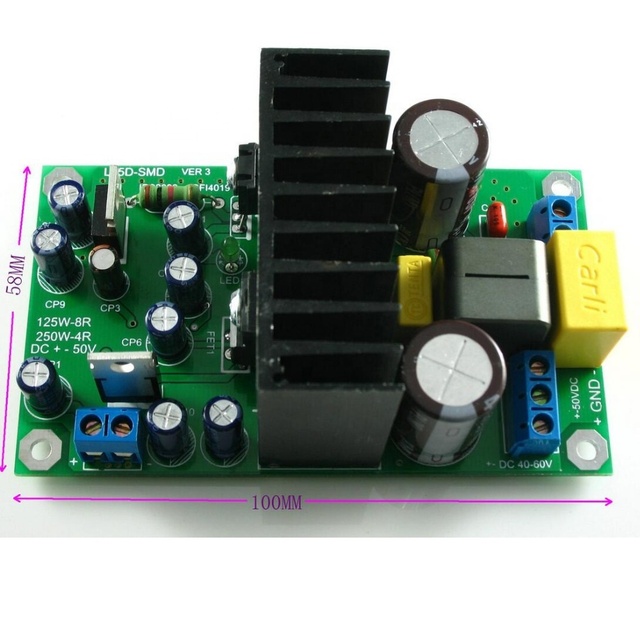L15DSMD IRS2092S Amplifier Module High Power 250W Class D Audio Digital Power Mono Amplifier Board