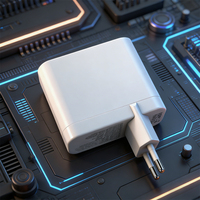 Chargeur mural USB 4-en-1 GaN PD 100W 65W à charge ultra-rapide, chargeur USB-C multi-ports pour téléphone portable, ordinateur portable, prise UK I20-100