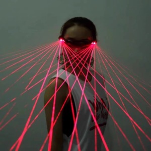 Có thể sạc lại Led <span class=keywords><strong>Laser</strong></span> kính màu xanh lá cây ánh sáng nhảy múa sân khấu hiển thị DJ Câu lạc bộ Đảng hiệu suất laserman hiển thị Kính LED quần áo <span class=keywords><strong>Laser</strong></span> - Product Image 6