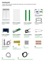 Kit de montage en rack BASEN V2 48v, kit de bricolage 48V, batterie Lifepo4 320Ah 330Ah, 14KWH 15KWH 16kwh avec équilibreur actif 5a, version européenne