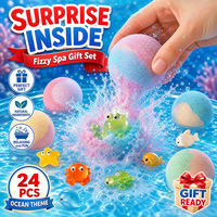 Bombes de bain colorées et sûres pour enfants, non irritantes, moussantes, amusantes pour la douche à la maison, cadeau d'anniversaire, OEM ODM