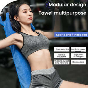 Serviettes de sport personnalisées avec logo, vente en gros, lingettes de gym, équipement d'absorption de la transpiration, multifonctionnelles, séchage rapide, microfibre tissée - Product Image 3