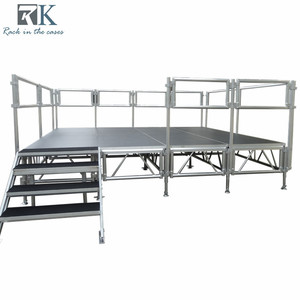 Wedding Durable Mobile Portable Stage Outdoor Concert Event Stage Deck Music Aluminum Staging Platforms - Product Image 1
