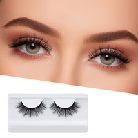 Vente en gros Fournisseurs vérifiés Mode Marque privée Cils à bande complète avec boîte à cils Marque privée Faux cils Vente en gros