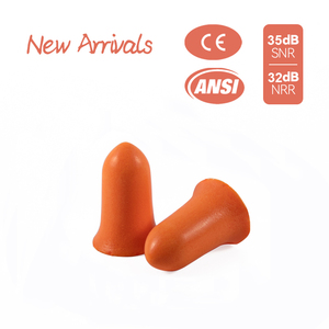 Bouchons d'oreilles en mousse PU, ANSI NRR 32 dB, bouchons d'oreilles de sécurité pour dormir, bouchons d'oreilles insonorisants, protection auditive - Product Image 3