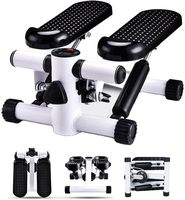 Mini stepper d'intérieur, appareil d'exercice à domicile, entraîneur pour tonifier les jambes et les cuisses, entraînement des bras, bandes de résistance amovibles