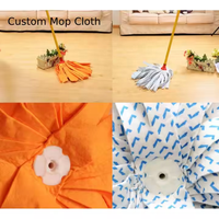 Kain Nonwoven Kustom Bernapas, Polos, Penyerap, Kain Strip Aplikator, Pel Lantai, 100% Poliester, Bentuk Kustom
