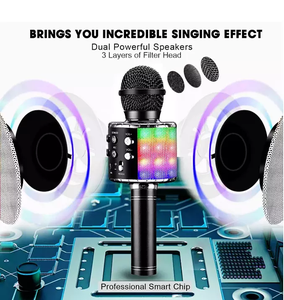 High Quality Home Magic Sing Controllable Led Lights Mini Mixer for Home Party Ktv Music Singing Playing - Product Image 5