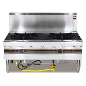 Apg — réchaud à Double soupe à gaz Commercial, en acier inoxydable, avec économie d'énergie, brûleur de <span class=keywords><strong>Wok</strong></span> à pieds bas - Product Image 1