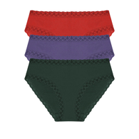 Directo de Fábrica EVERGREEN Ropa Interior de Algodón Orgánico para Mujer, Tanga sin Costuras, Cintura Media, Transpirable, de Secado Rápido, Ecológica, Venta al Por Mayor