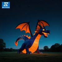 Sculpture géante de dragon gonflable Publicité commerciale Décoration Accessoires de scène