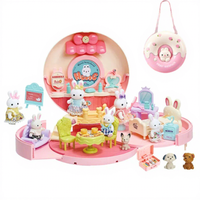 Accessoires de meubles de maison de poupée Salon Salle à manger Meubles de maison de poupée Jouets de jardin d'enfants Jouets de simulation