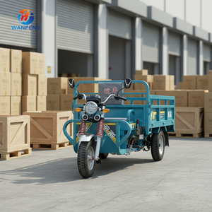 Tricycle cargo pour adultes, tricycle électrique pour débutants avec une capacité <span class=keywords><strong>de</strong></span> charge <span class=keywords><strong>de</strong></span> 400 kg - Product Image 2
