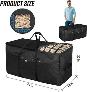 Échantillon gratuit Sacs de transport pour balles de foin de grande capacité personnalisés pour chevaux et bétail Sac de stockage pour foin et herbe - Product Image 2