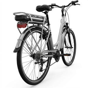 City Leisure Electric <strong>Bike</strong> 36V 250W 26-Inch Aluminum Alloy Frame 7-Speed Rear Hub Motor Range V-Brake 25km/h <strong>E</strong>-<strong>bike</strong> - Product Image 5