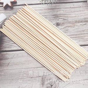Bâtons en bois ronds de différentes tailles, perceables, outils de bricolage pour la création de modèles, tiges en bois faites à la main pour les projets artistiques et artisanaux - Product Image 2