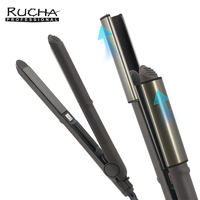RUCHA Lisseur et boucleur 2 en 1, chauffage rapide PTC 450F, fer à lisser en céramique, plancha de cabello