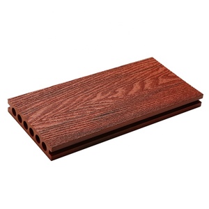 Revêtement de <span class=keywords><strong>sol</strong></span> composite WPC extérieur moderne de haute qualité, imperméable, à gaufrage profond, pour jardin - Product Image 2