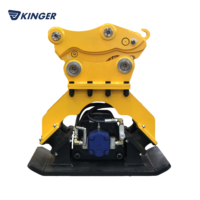 Compacteur de sol hydraulique KINGER pour excavatrice