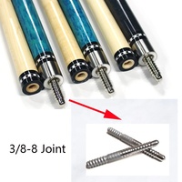 Joint de queue de billard à dégagement rapide en acier inoxydable de haute qualité, matériau métallique, argent/or, durable