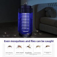 Pièges à insectes électriques, tue-moustiques, technologie à ondes lumineuses inductives, fonctionnement silencieux, protection IP33, usage domestique