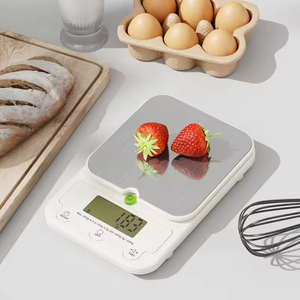 Balance de cuisine numérique intelligente multifonctionnelle, portable, étanche, 3 kg, pour aliments et nutrition - Product Image 1