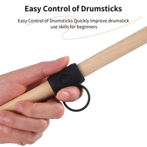 2 uds., Clip <span class=keywords><strong>de</strong></span> Control <span class=keywords><strong>de</strong></span> baquetas, anillo <span class=keywords><strong>de</strong></span> <span class=keywords><strong>dedo</strong></span>, empuñaduras auxiliares para baquetas, accesorios antideslizantes para bateristas principiantes - Product Image 4