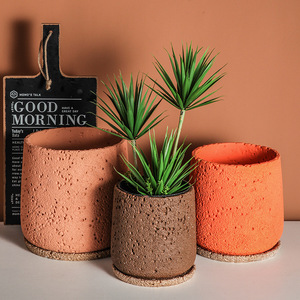 Moules à pots <span class=keywords><strong>de</strong></span> fleurs en ciment personnalisés pour jardin nordique, intérieur/<span class=keywords><strong>extérieur</strong></span>, pots <span class=keywords><strong>de</strong></span> plantes suspendus colorés pour la décoration <span class=keywords><strong>de</strong></span> la maison, vente en gros - Product Image 2