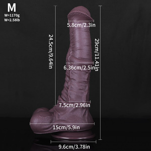 M.Liquid Silicone Realistic Animal <strong>Dildo</strong> Extra-Large Horse <strong>Dildo</strong> Suitable for <strong>Gay</strong> Lesbian Man Women Anal <strong>Dildo</strong> Sex for Anal Use - Product Image 6
