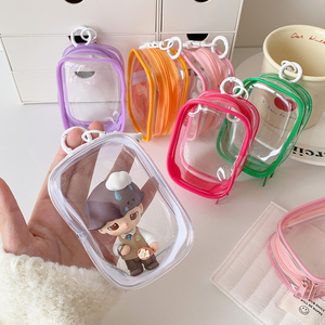 QYS Transparent <b>Blind</b> Box Figure Display Pouch <b>PVC</b> Keychain Makeup Lipstick Storage Bag - Product Image 5