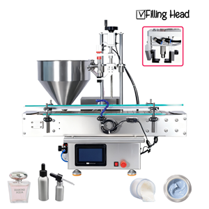 自動液体充填およびシーリング機 ハチミツペーストスプレーボトル缶瓶充填キャッピングおよびラベリング機生産ライン - Product Image 2