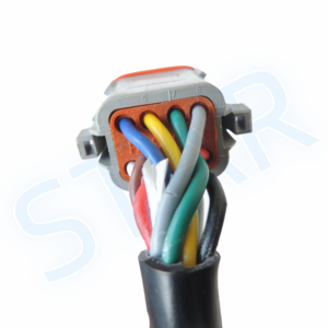 Ul cấp giấy chứng nhận tùy chỉnh 2/8 Pin Deutsch nữ nối DT06-2S DT06-8S với cao su khởi động lapp lắp ráp cáp tự động dây nịt dây điện - Product Image 5