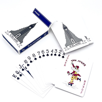 Cartes de poker arrière et avant personnalisées en usine imprimant des cartes de poker classiques écologiques Cartes à jouer et boîte personnalisées