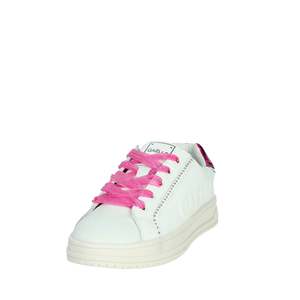 Sneakers Gaelle Paris Bianco Fucsia Chaussures en toile tendance pour femmes - Product Image 6