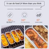 Plateau de cuisson carré personnalisé en aluminium jetable anti-plis pour friteuses à air - Idéal pour le fromage grillé, le maïs et le durian