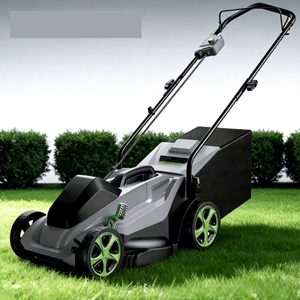 Tondeuse à gazon rechargeable à batterie lithium-ion avec sac de ramassage d'herbe, 40V, désherbeur et coupe-bordures - Product Image 3
