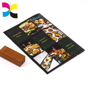 Impresión <span class=keywords><strong>de</strong></span> Menús <span class=keywords><strong>de</strong></span> Comida para Restaurantes a <span class=keywords><strong>Precio</strong></span> Económico, Papel Couché <span class=keywords><strong>de</strong></span> 157g, Laminado, Folleto Comercial Personalizado - Product Image 1