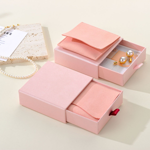 Hộp quà tặng trang sức vòng tay cao cấp bằng giấy cứng bìa cứng tùy chỉnh kèm túi đựng khuyên tai, vòng cổ, nhẫn - Product Image 6