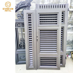 Porte battante de style moderne pour villas Installation facile Conception personnalisée Système automatique en aluminium Capuchons de poteau de clôture d'usine pour <span class=keywords><strong>allée</strong></span> - Product Image 3