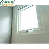 Lukliving Auvent Fenêtres Auvent Conception populaire Fenêtre d'auvent en aluminium