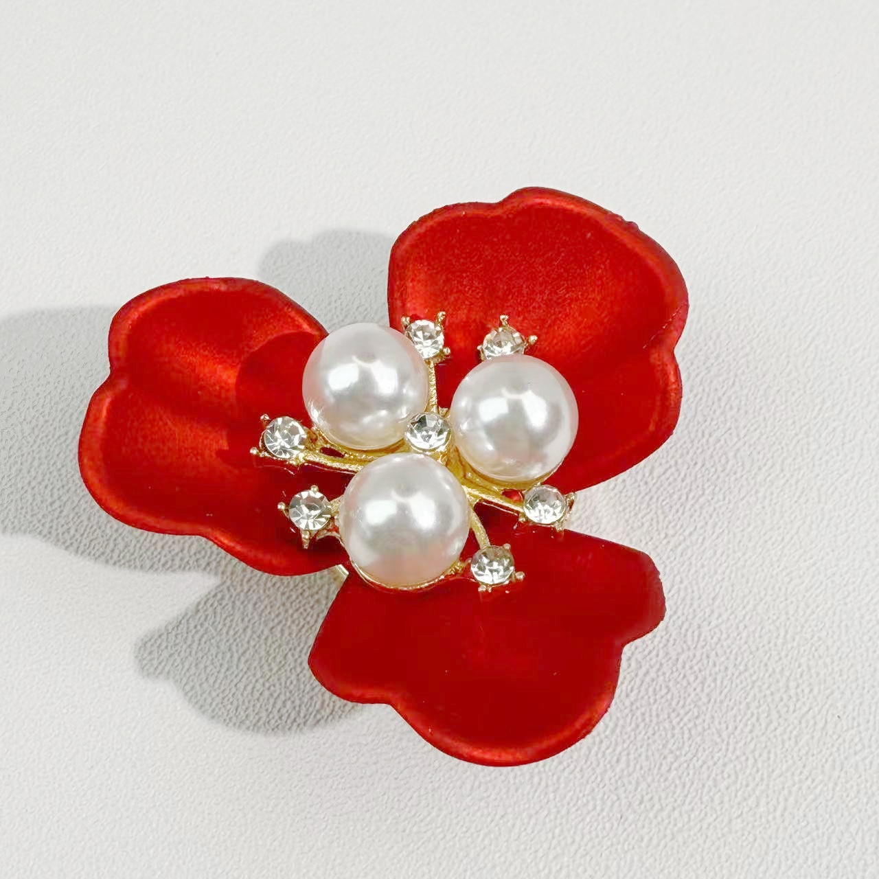 Red Flower White Stamen