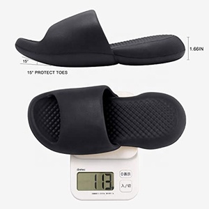 Pantoufles <span class=keywords><strong>de</strong></span> luxe pour hommes en cuir véritable, chaussures vierges à la mode, décontractées et personnalisées, pour la chambre à coucher - Product Image 4