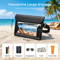 Sac banane étanche IPX8 en PVC pour téléphone, idéal pour la piscine