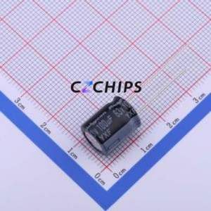 Condensador Electrolítico de Aluminio de Orificio Pasante 63YXF100MFFC10X12.5, Orificio Pasante, D10xL12.5mm 100uF 20% 63V 5mm - Product Image 1