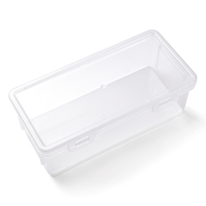 Multi-Functional Plastic Rectangle Storage Box With Lid For <b>Nail</b> Supplies Organizer Display <b>Case</b> Transparent Acrylic Container - Product Image 4