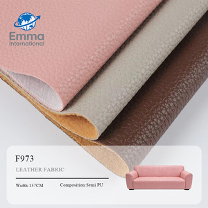 Cuir synthétique semi-PU/PVC souple à motif litchi, résistant à l'abrasion et anti-moisissure, 1,0 mm, pour sacs à main pour femmes F973 - Product Image 1